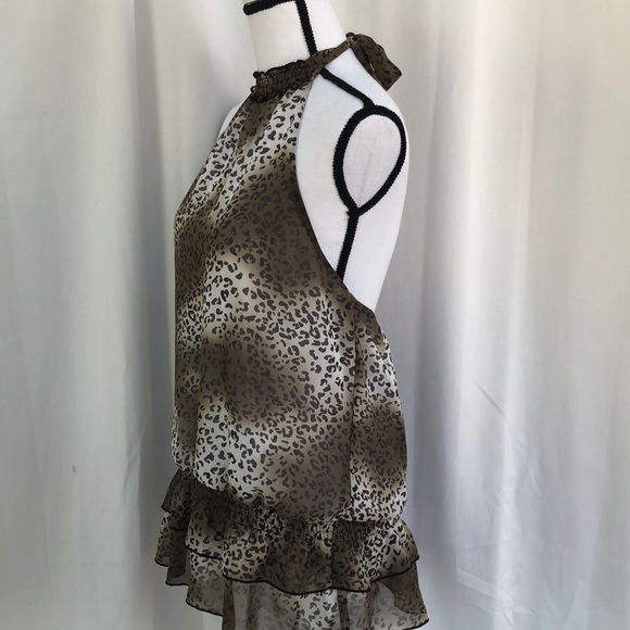 ALYX cheetah print flowy halter top size medium - Picture 3 of 8